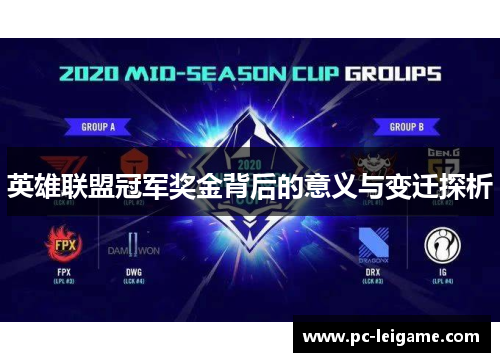 英雄联盟冠军奖金背后的意义与变迁探析 英雄联盟冠军奖金背后的意义与变迁探析